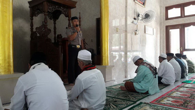 Polisi Ini Safari Ramadhan Kamtibmas di Masjid Itiqomah